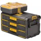 DeWALT Tough-Box 2.0 dėžė su trimis stalčiais